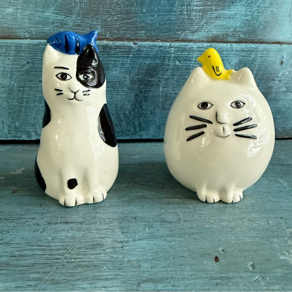 West Elm Cat Salt and Pepper Shakers